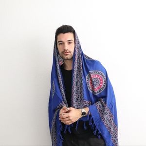 Authentic Indonesian Sarong (BLU/PNK/BLK - Unisex)
